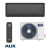 Aparat aer conditionat AUX Q-Series Black,12 000 BTU/h, WiFi inclus, Sleep Mode, Auto Curatare, Auto Diagnosticare, Auto Restart, 4D AirFlow